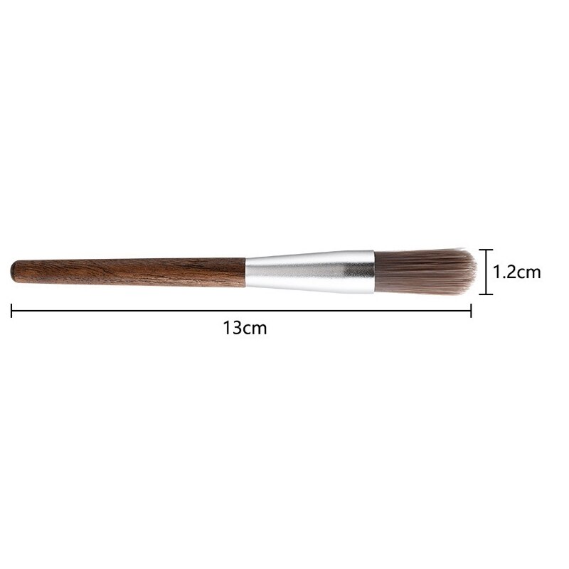 2pcs Coffee Grinder Cleaning Brush With Natural Bristles