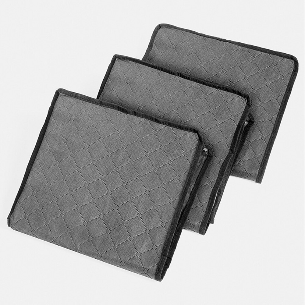 1 stk tøj garderobe organisator taske tøj tæppe quilt skabsboks taske hjem sammenfoldelig opbevaring organisation vask fugttæt