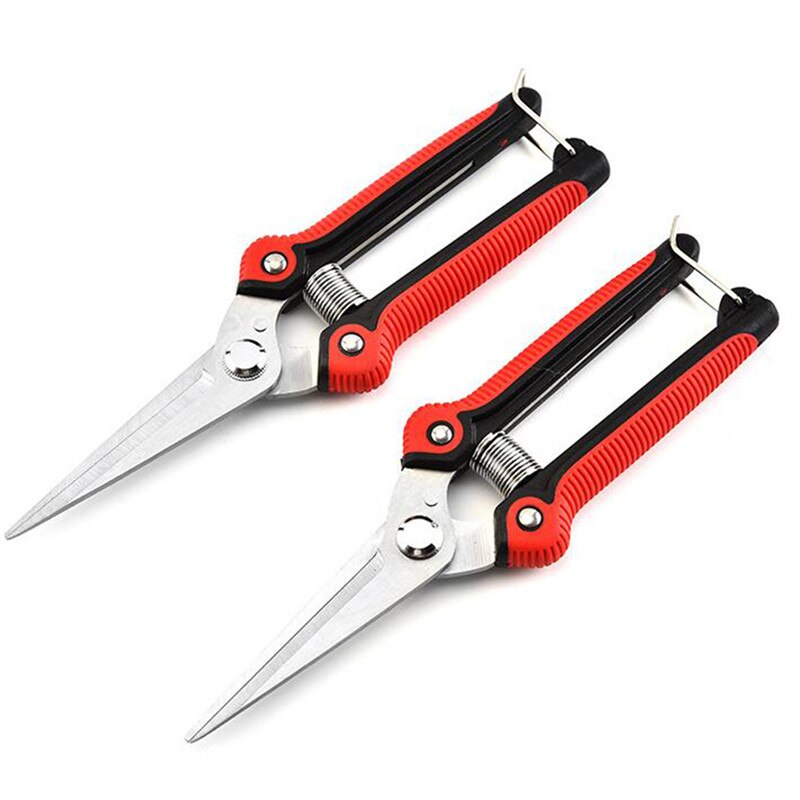 Straight Blade Pruning Cut Shrub Tool Plant Horticulture Leaf Trimmer Shear Scissor Pruner Garden Fruit Flower Orchard