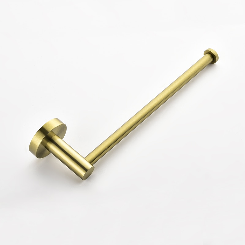 Luxus Gebürstet Gold Handtuch Ring Edelstahl Handtuch Halfter Zauberstab Handtuch Regal Gestell Schlecht Zubehör