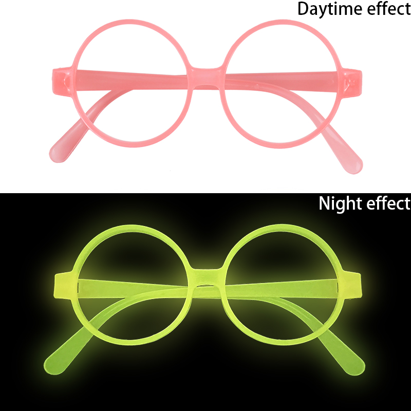 1/2/6/10 Pcs Luminous Glasses Glow Sunglasses With Light Neon Fluorescent Decorative Bar Party Adult Kids Birthday Props