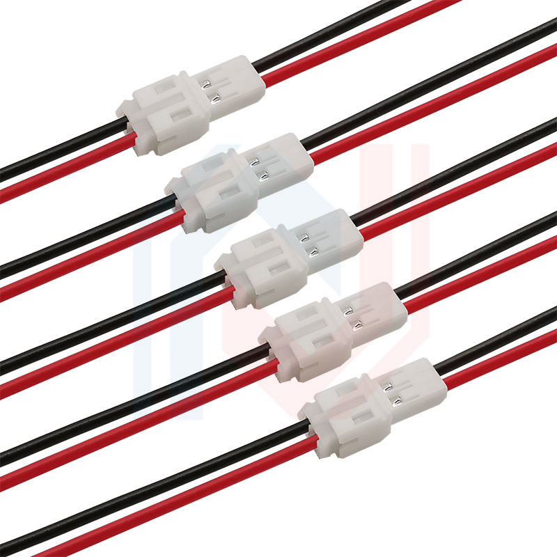 PH 2.0mm Pitch 2 Pin Male Female Cable Connector Micro PH 2P Plug Jack Socket Terminals Wire Cables Connectors 26AWG