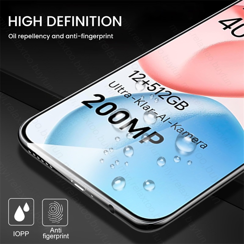 Protector de pantalla de vidrio templado curvo 6 en 1 9D para Honor 400 Pro 5G, cristal Protector de cámara en Honor400Pro Honor400 Honer 400