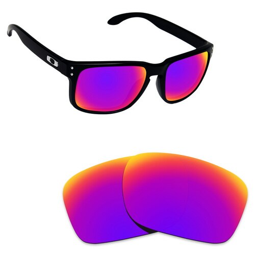 ToughAsNails Polarized Replacement Lenses for Oakley Holbrook Mix Frame - Varieties: Midnight Sun