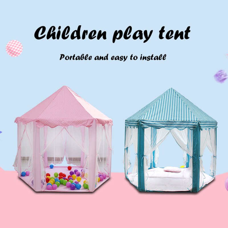 Imbaby Draagbare Kinderen Tent Baby Ballen Zwembad Pit Game Center Kids Castle Beach Tent Speelhuis Ster Lichten Montage snuisterij