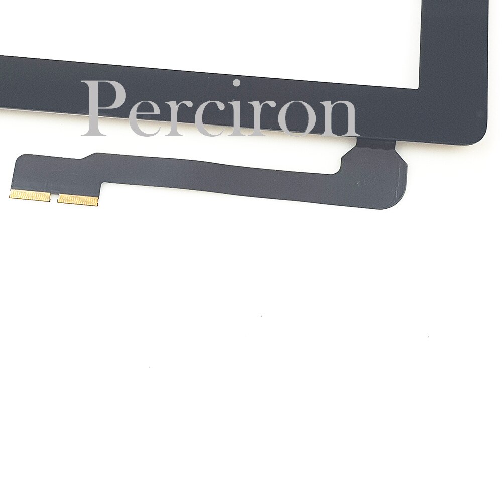 Til ipad 3 sort hvid digitizer touch screen front display glas samling - inkluderer hjem knap og flex + kamera holder