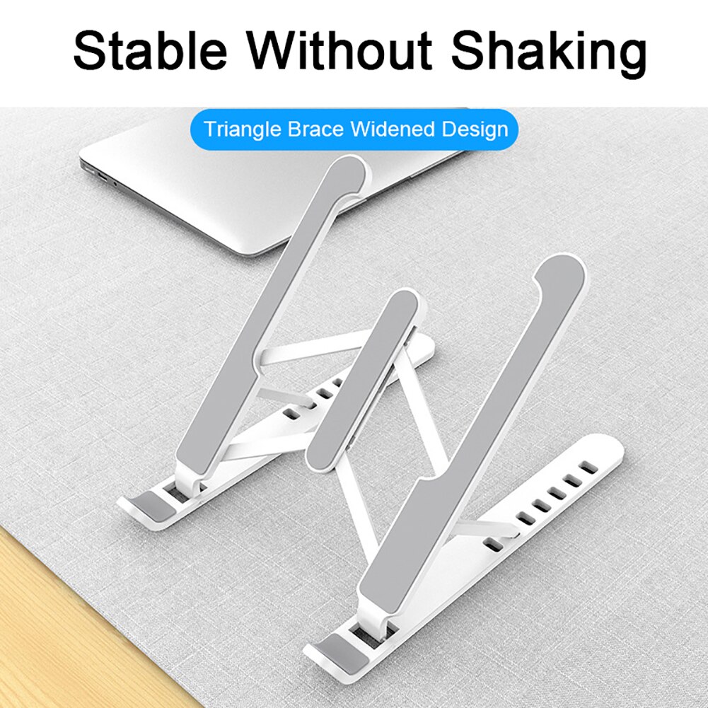 Laptop Stand for MacBook Pro Notebook Stand Foldable Tablet Stand Bracket LaptopHolder for Notebook ABS+Silicone+Aluminium alloy