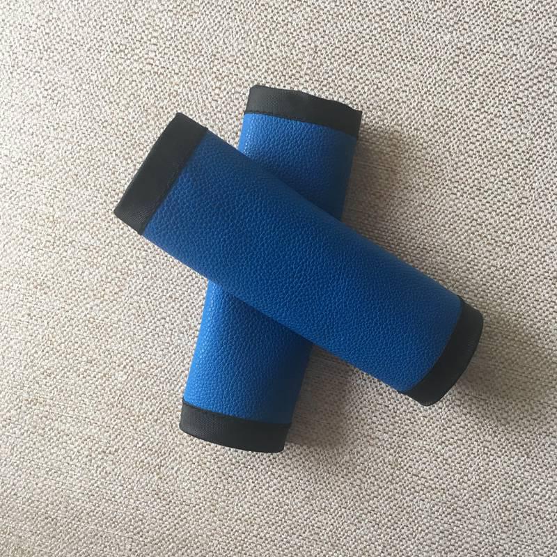 Accesorios para cochecito de bebé, silla de ruedas con asa, reposabrazos de cochecito de bebé, funda protectora de Pu para cochecito de bebé babyzen yoyo yoya: short blue
