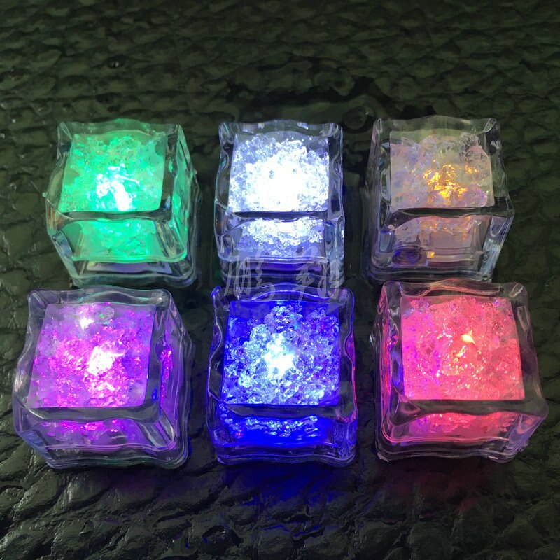 Bar KTV Lumineszenz Eis Block Einkommen Wasser, Dass Ist Licht LED Bunte Eis Block Gefühl Wasser Reagieren Zu Eis Block