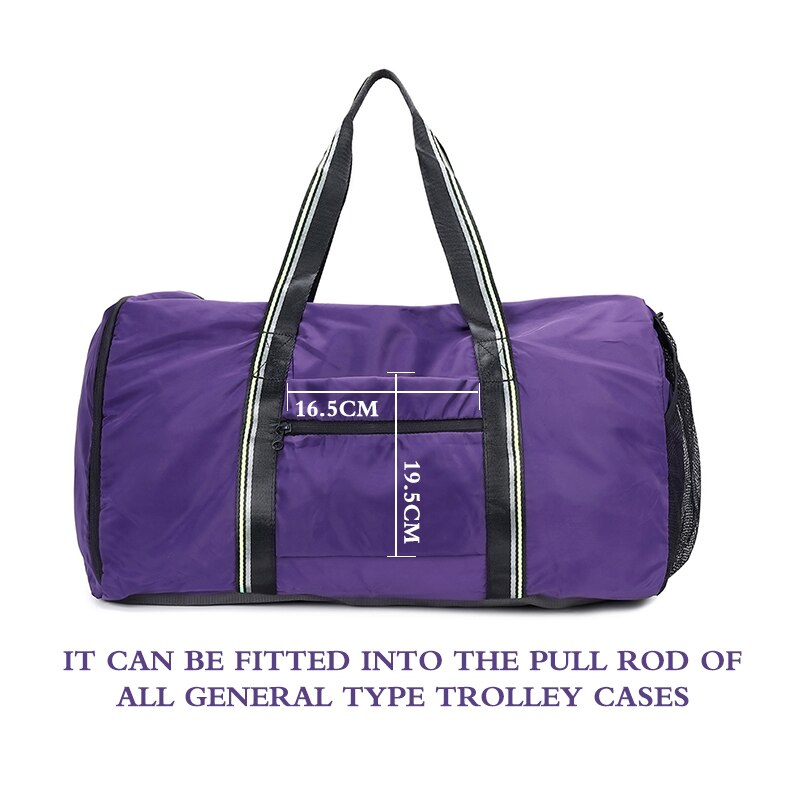 Yinjue Reistas Grote Vrouwen Reizen Handbas Weekender Sport Tas Op Wielen Man Nylon Opvouwbare Bagage Grote Capaciteit Duffle tas