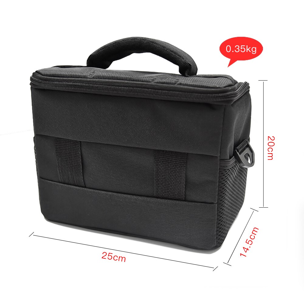 TouYinger Projector Storage Bag for X20 T4 mini Xiaomi Mijia Mini Projector support most mini projector multi-function black bag: Default Title