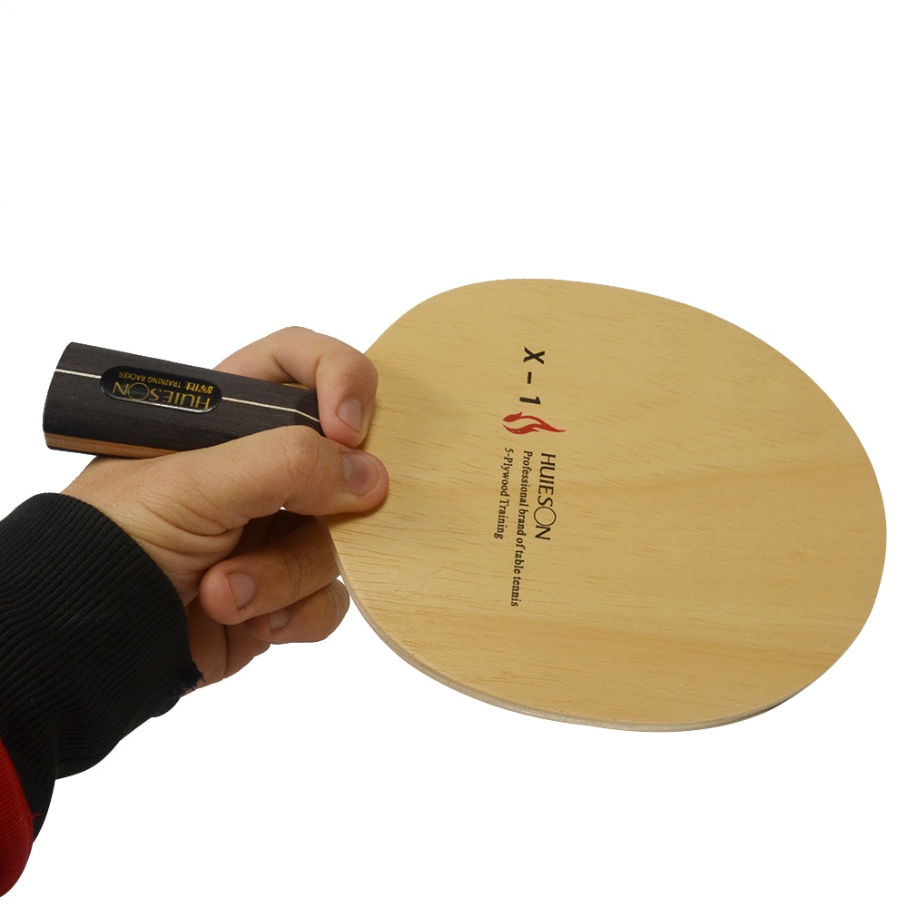 Huieson 5 Ply Wood Table Tennis Blade Lightweight and Non-Bouncy Blade for Table Tennis Learners Kids Entry Level Racket X1