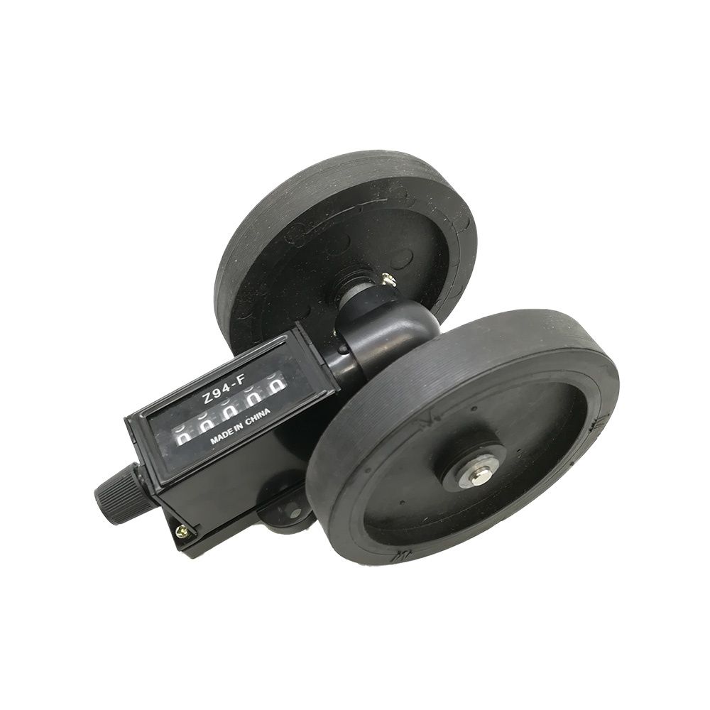 Z94-F Wheel Mechanical Meter Counter 5 Digital Counters For Cable Plastic Film Leather Length Measurement.