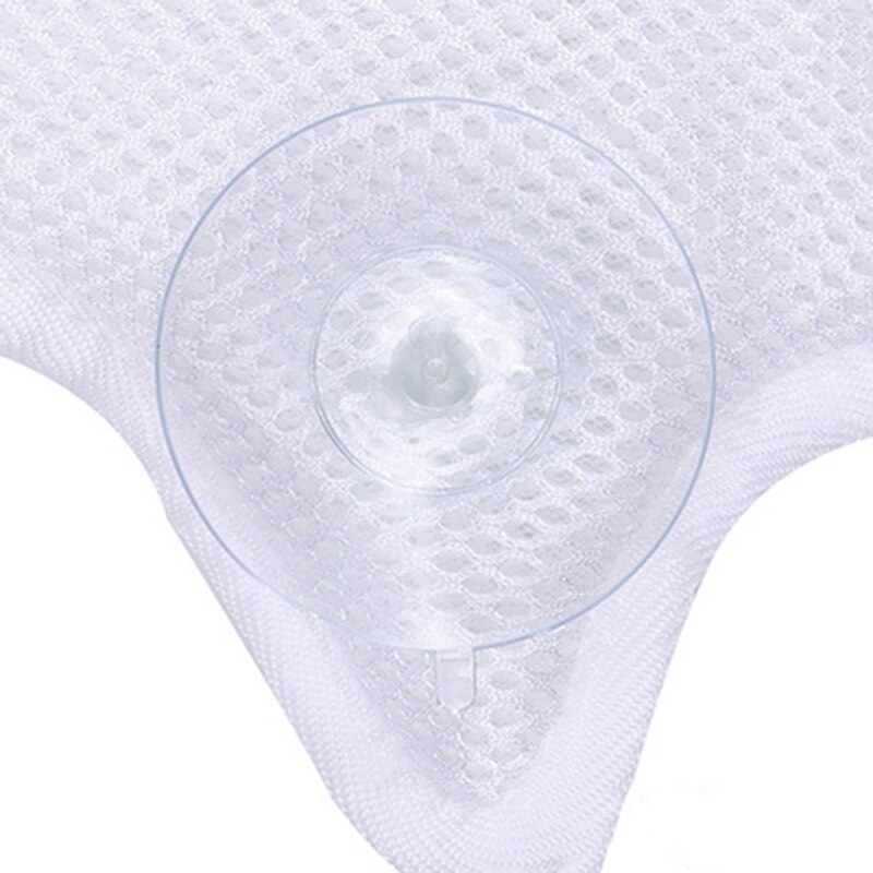 Comfortable Bath Pillow Soft SPA Headrest Bathtub Pillow with Backrest Suction Cup Neck Cushion Bathroom Accessories