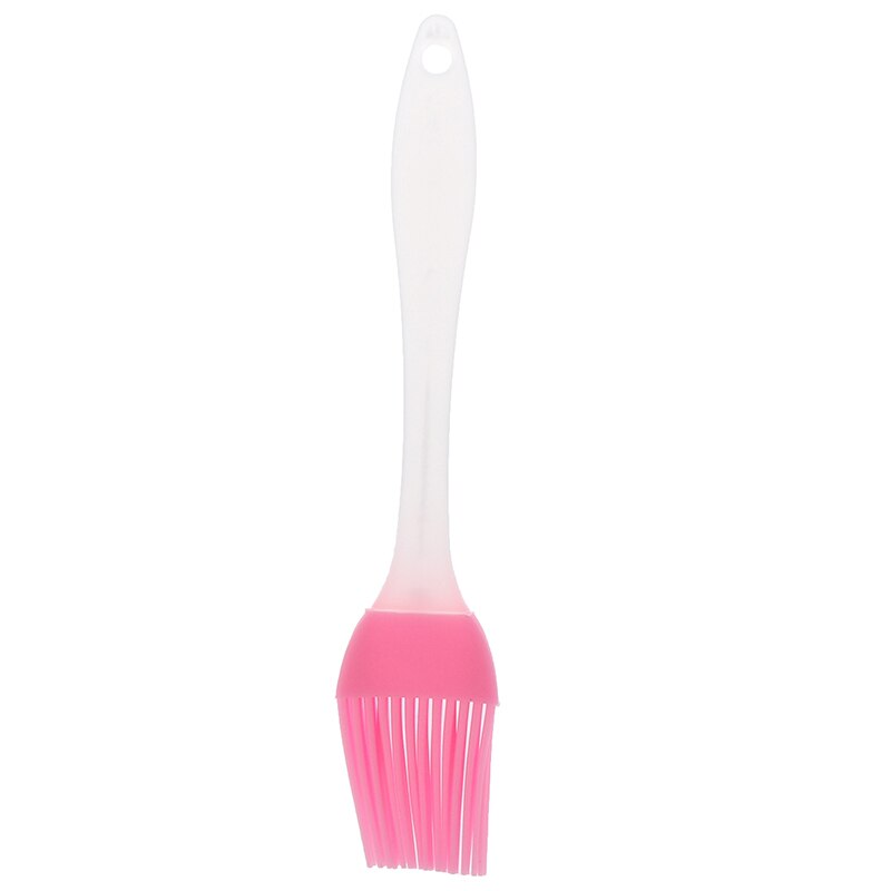 1 x pensel silikon bakning bakeware bröd kockborstar bakverk olja bbq basting borste verktyg: Rosa