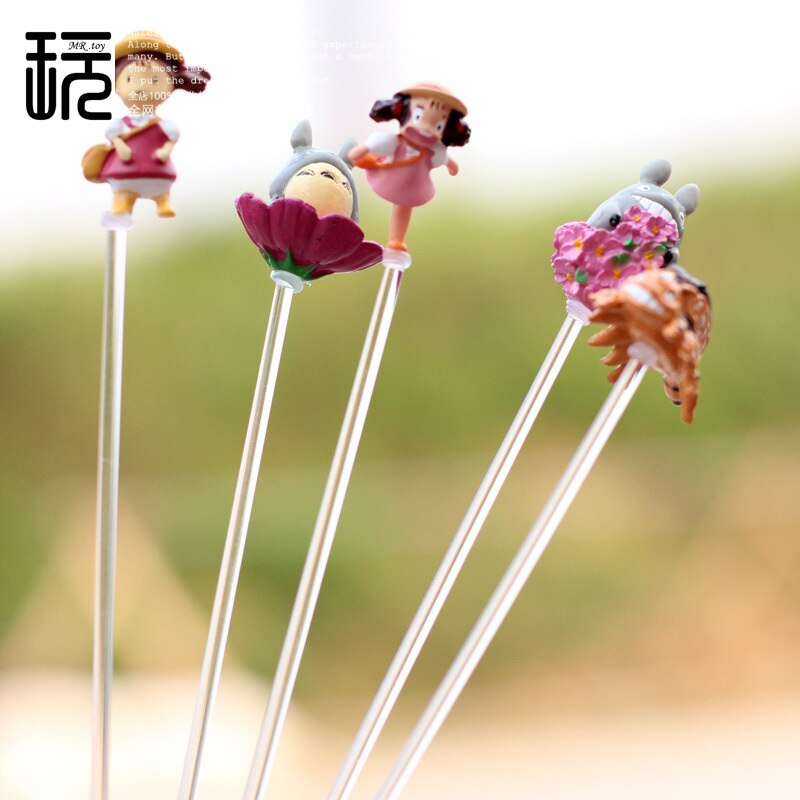 Diy microgreen material Micro garden decoration Fixed bottom bar Floral stick Potted plants accessories 19.5 cm