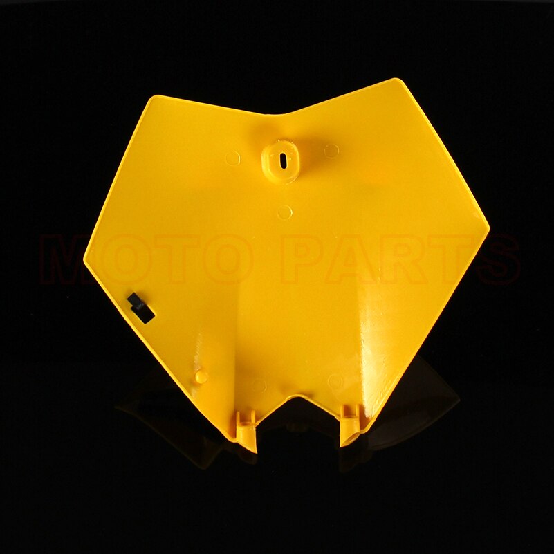 Pit dirt bike motorcycle motorcross front number plate number card plastic cover for KM150/170/189/250 150cc 250