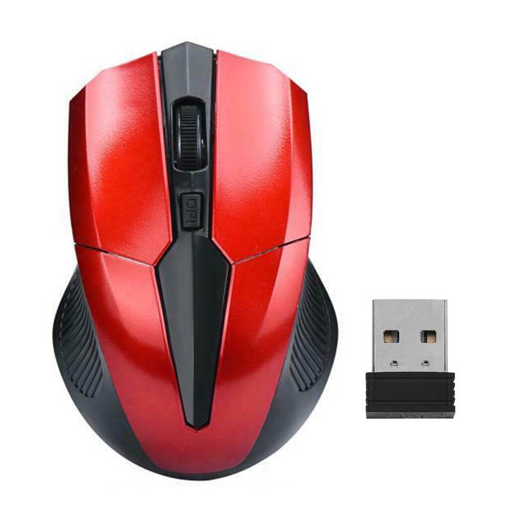 Wireless Gaming Mouse Adjustable DPI Switch 800-1200-1600DPI 2.4G 6 Buttons Optical Mouse for Laptop Notebook PC: NO.1