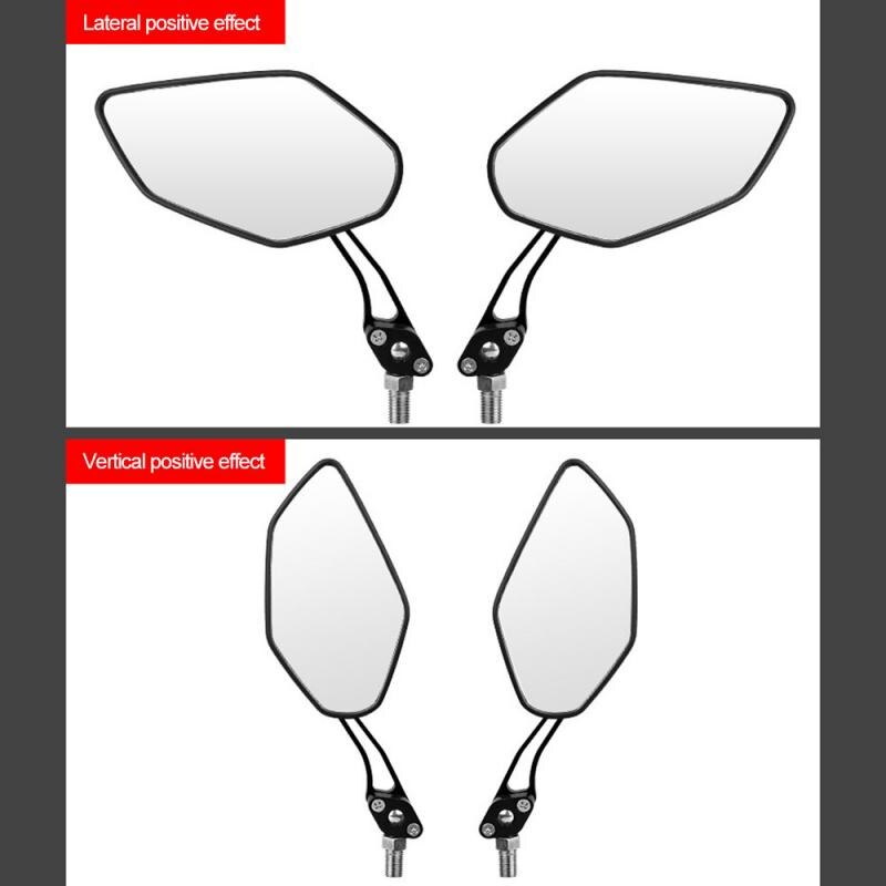 Rowerowe lusterko wsteczne lusterka bezpieczeństwa cofania na rowery elektryczne Góra rower lusterka ze stopu aluminium akcesoria rowerowe
