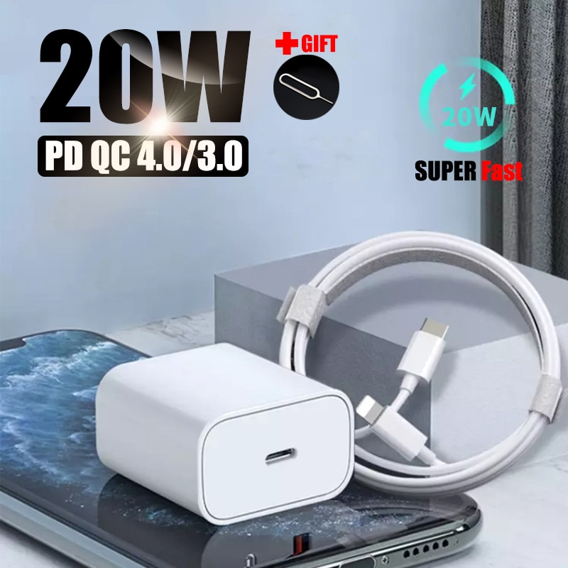 20w Pd Usb C ładowarka dla Iphone 12 Pro Max 11 Xs Xr 8 szybka ładowarka typu C Qc 3.0 dla Xiaomi Huawei Samsung telefon szybkie ładowanie