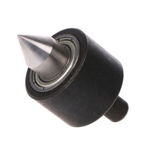 1pc live center head för svarvmaskin roterande center 6mm shank diy tillbehör för mini svarv