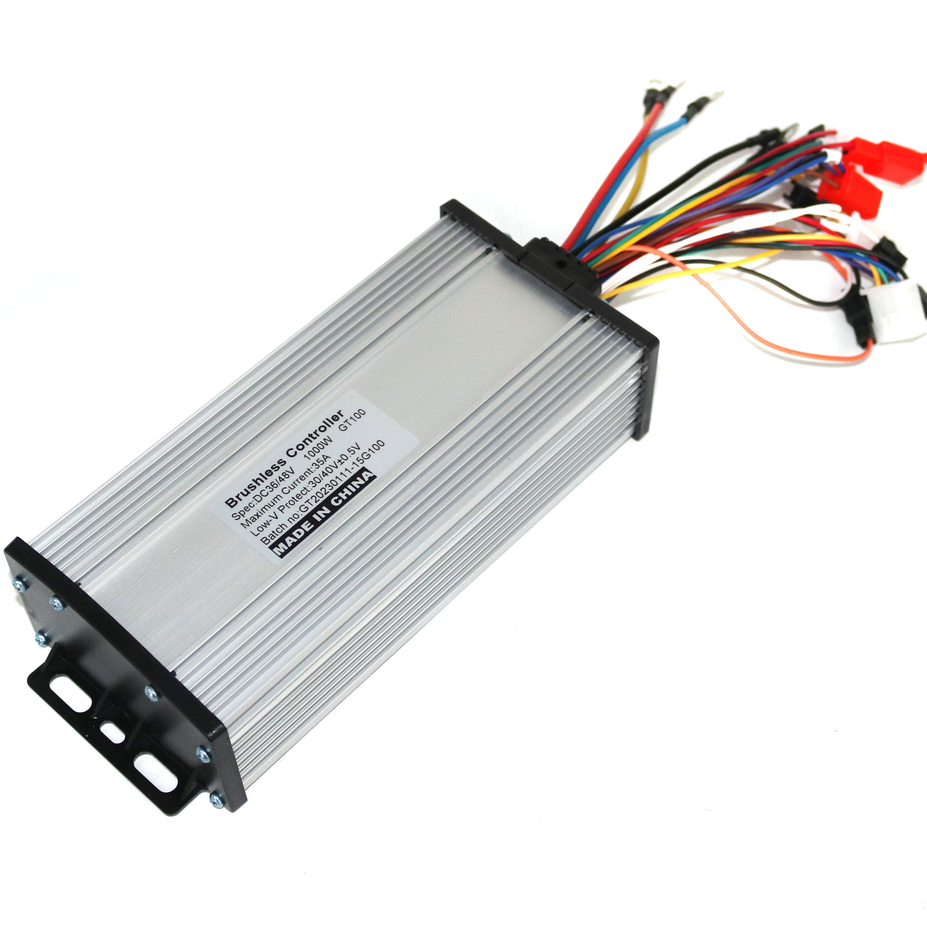 GREENTIME 36V/48V/52V/60V 800W 1000W 35A bezszczotkowy kontroler sterownik silnika DC Ebike + wyświetlacz GT-100 jeden zestaw