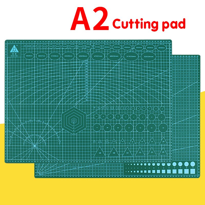 60*45cm A2 Cutting Board Cameo Mat Grid Line Self-healing Board Craft Card Multi-color Double-sided Desktop Cutting Pad Cricut