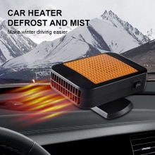 Car Heater 12V 24V Portable Electric Car Heater 2 Speed Heating Fan Windshield Defrosting Fan Car Lighter Demister Defroster