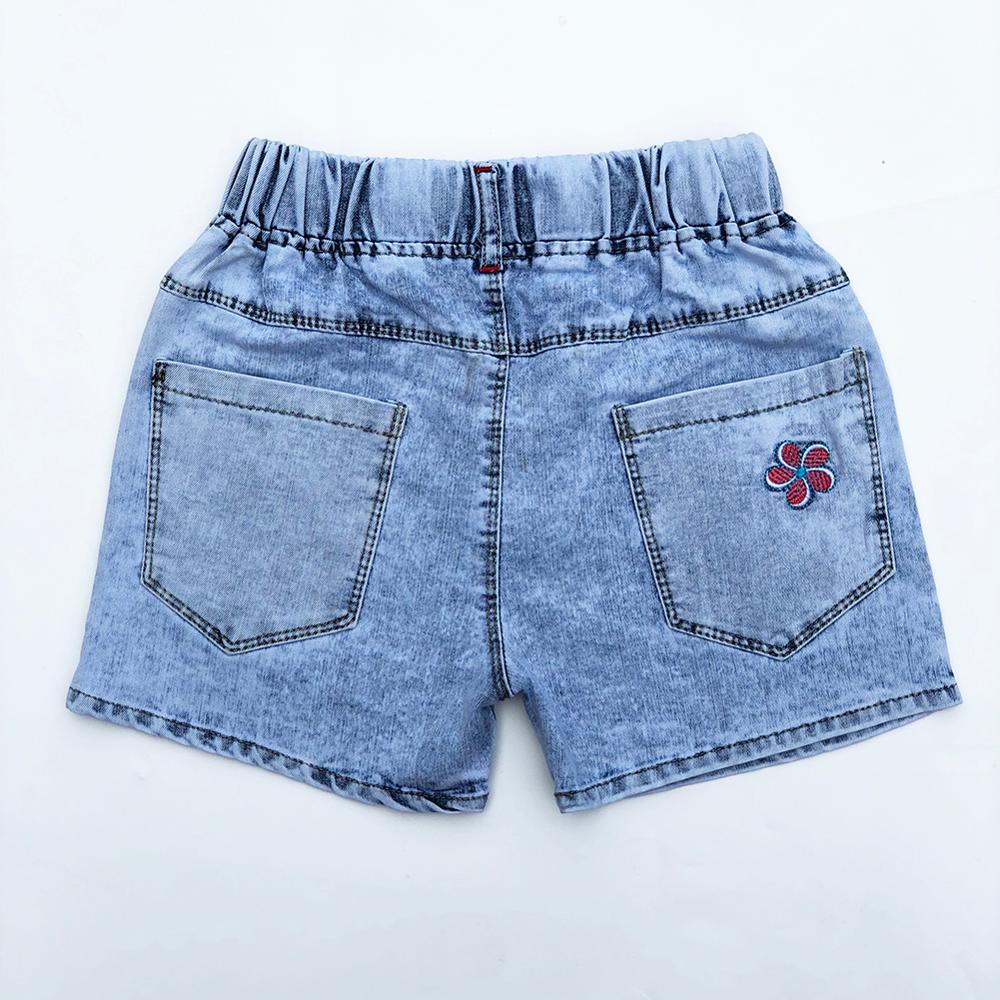 2-11T di Estate Dei Capretti Dei Bambini Bambine Denim Shorts Delle Ragazze di Estate Denim Ricamato Shorts