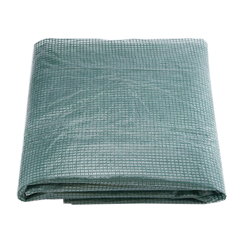 143*73*195cm utendørs hage plast pvc deksel drivhus vokse hyller hette rull-opp dør hjem hage plantepleie verktøy