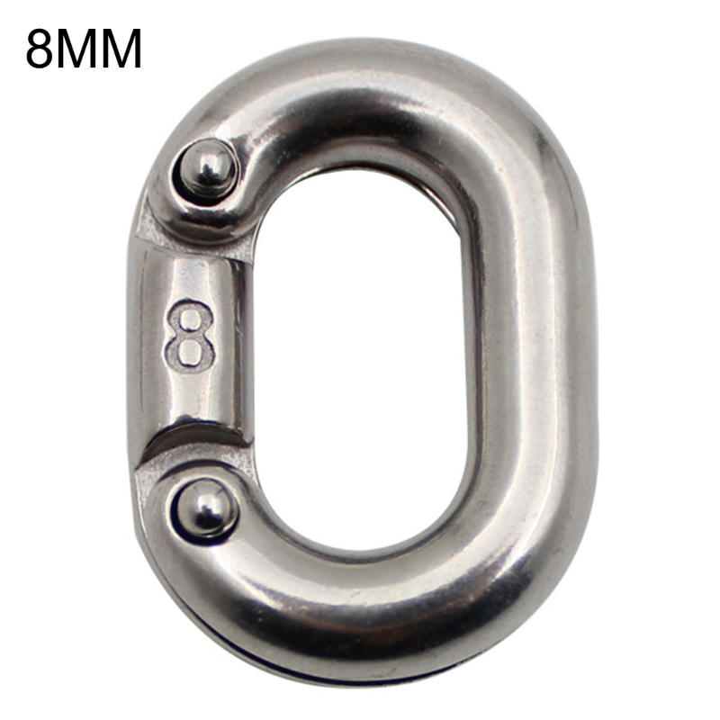 1Piece Steels Marine Grade Ship Anchors Chain Link Metal Ship Anchors Chain Link Connector Part Link Split Connectings
