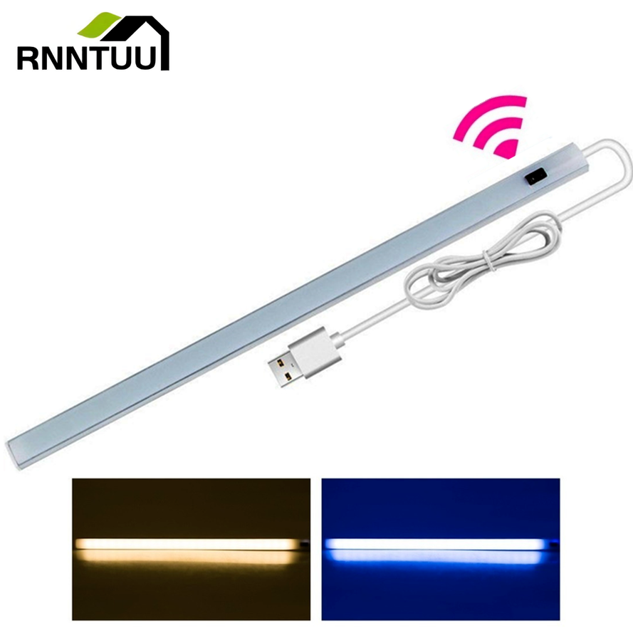 Lámpara de escritorio con tira LED USB de 5V, interruptor de barrido manual, lámpara con Sensor de movimiento, lámpara de mesa para niños, sala de estudio, luces LED para debajo del gabinete y cocina