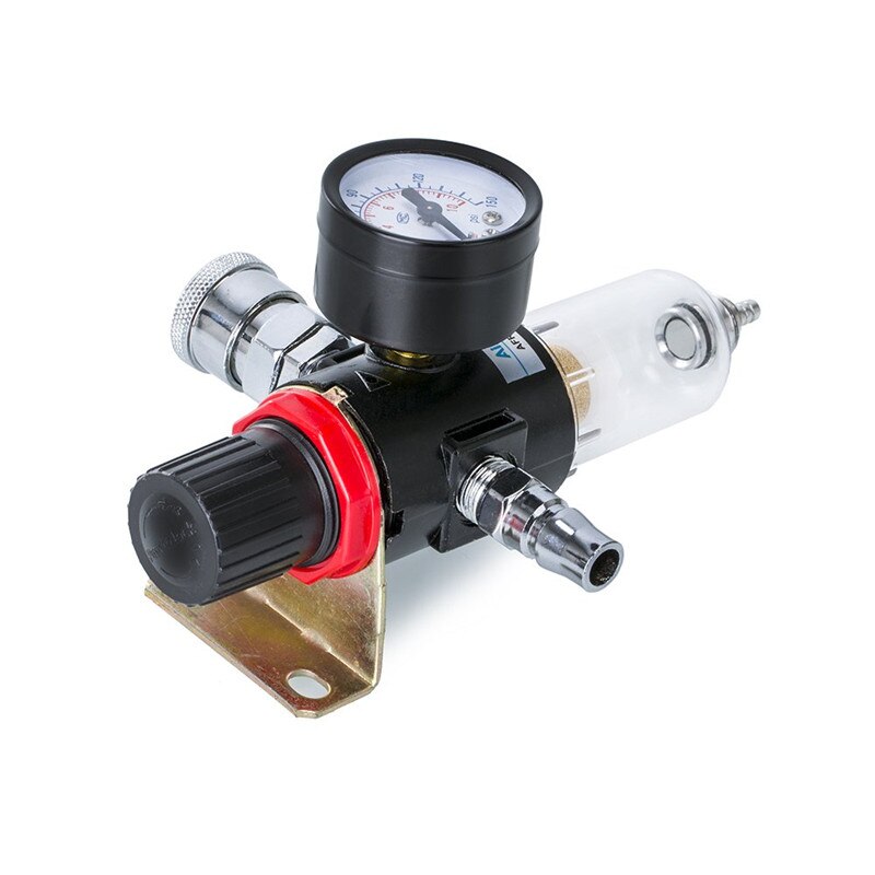 Maisi 1/4 "Bsp Air Gauge Waterafscheider Trap Voor Luchtcompressor Filter En Filter Drukregelaar Pneumatische Onderdelen