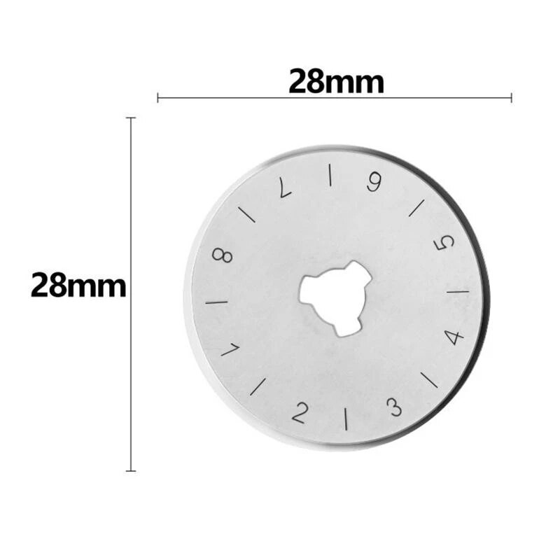 Titanium Coated Rotary Cutter Patchworks Cutter Voor Doek Papier Fiber Film Lederen Tapijt Hfing