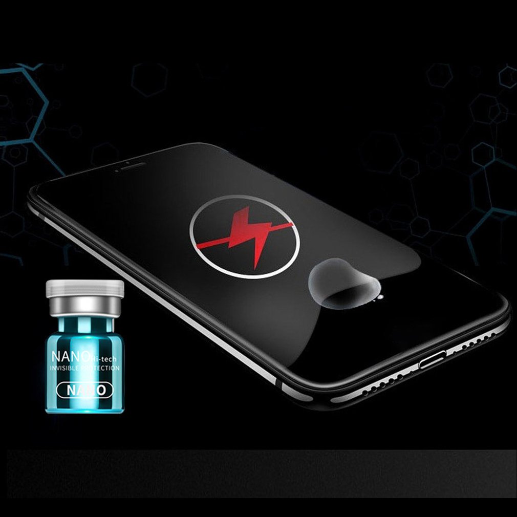 Protector de pantalla Universal Nano liquido de alta tecnología, antiarañazos, película protectora de vidrio curvado