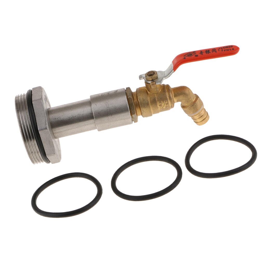Ton Barrel Adapter Tap Faucet for Oil Water, DN50/2 inch Inlet