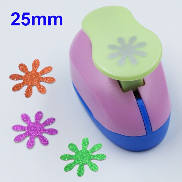 2.5cm Scrapbook Punches Handmade Cutter Card Craft Calico Printing DIY Eva Foam Paper Punch Hole Puncher Shape Clip Photo: Daisy