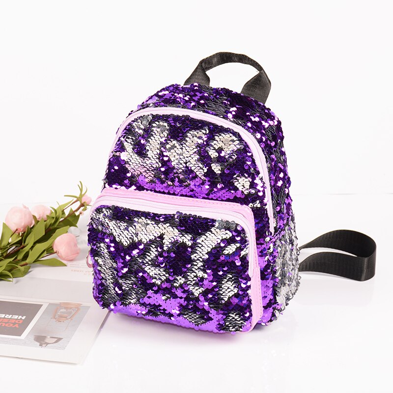 Mode Meisje Pailletten School Rugzak WomenTravel Rugzakken Kids Rugzak Kinderen Sequin Bag mochila feminina