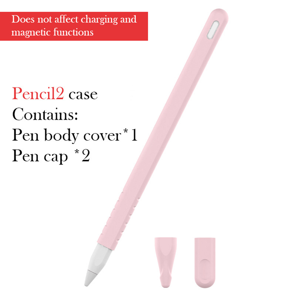 Silicone Case for Apple Pencil Pro Stylus Silicone Pen Cover with Pen Cap for Apple Pencil 2 2nd Generation Cover Protect Sleeve: XXL / Khaki
