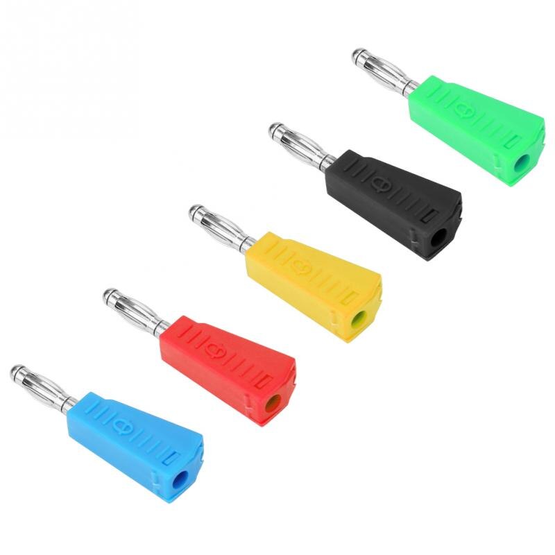 Hilitand Banaan Plug Socket,20 Stks Gemengde Kleuren 4mm Speaker Versterker Terminal Banaan Plug Socket Jack Connectors