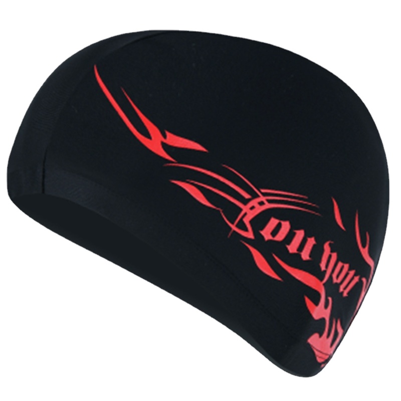 Gorros de natación para hombres y mujeres adultos, gorro de piscina deportivo de pelo largo, elástico, impermeable, tela de PU, protege las orejas, tamaño libre