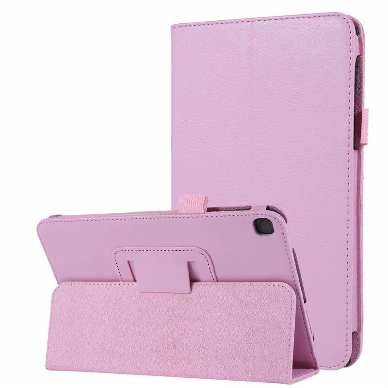 Smart Case For Samsung Galaxy Tab A 8.0" inch Tablet SM-T290 T295 T297 PU Leather Cover Case T290 Protective Case Funda: 02 Pink