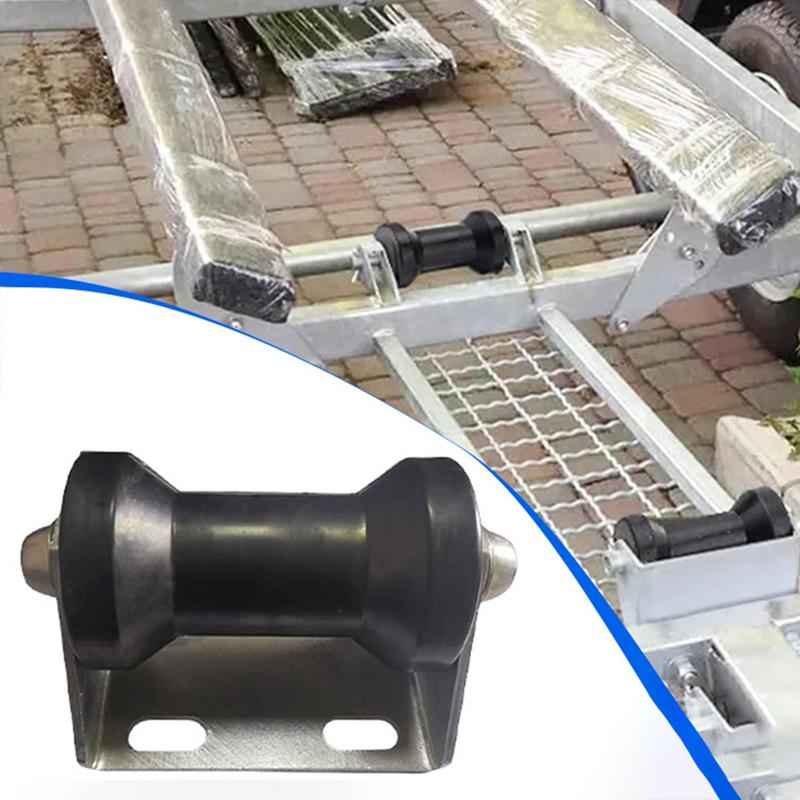 Galvanized Steel Boat Trailer Rollers Keel Roller Assembly Kit Stationary Keel Roller Assembly Trailer Boat Accessories