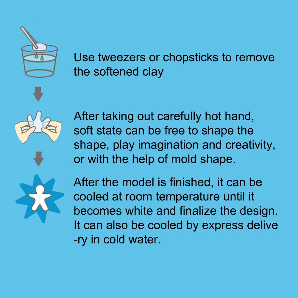 100g Polyshape Polymorph Plastic Pellets Plastimake Multimorph DIY Material