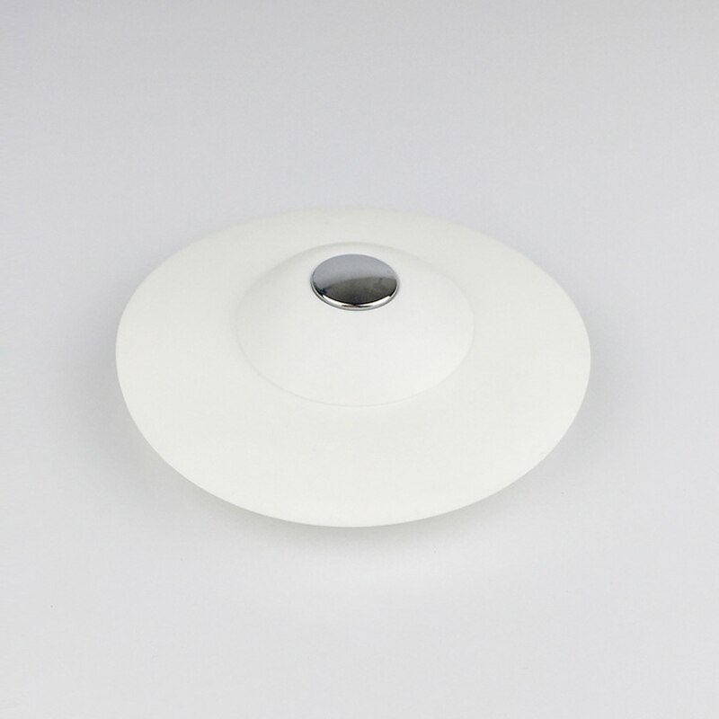 TPR Bath Tub Sink Floor Drain Stopper Hair Catcher Plug Kitchen Water Laundry 40FP12: White