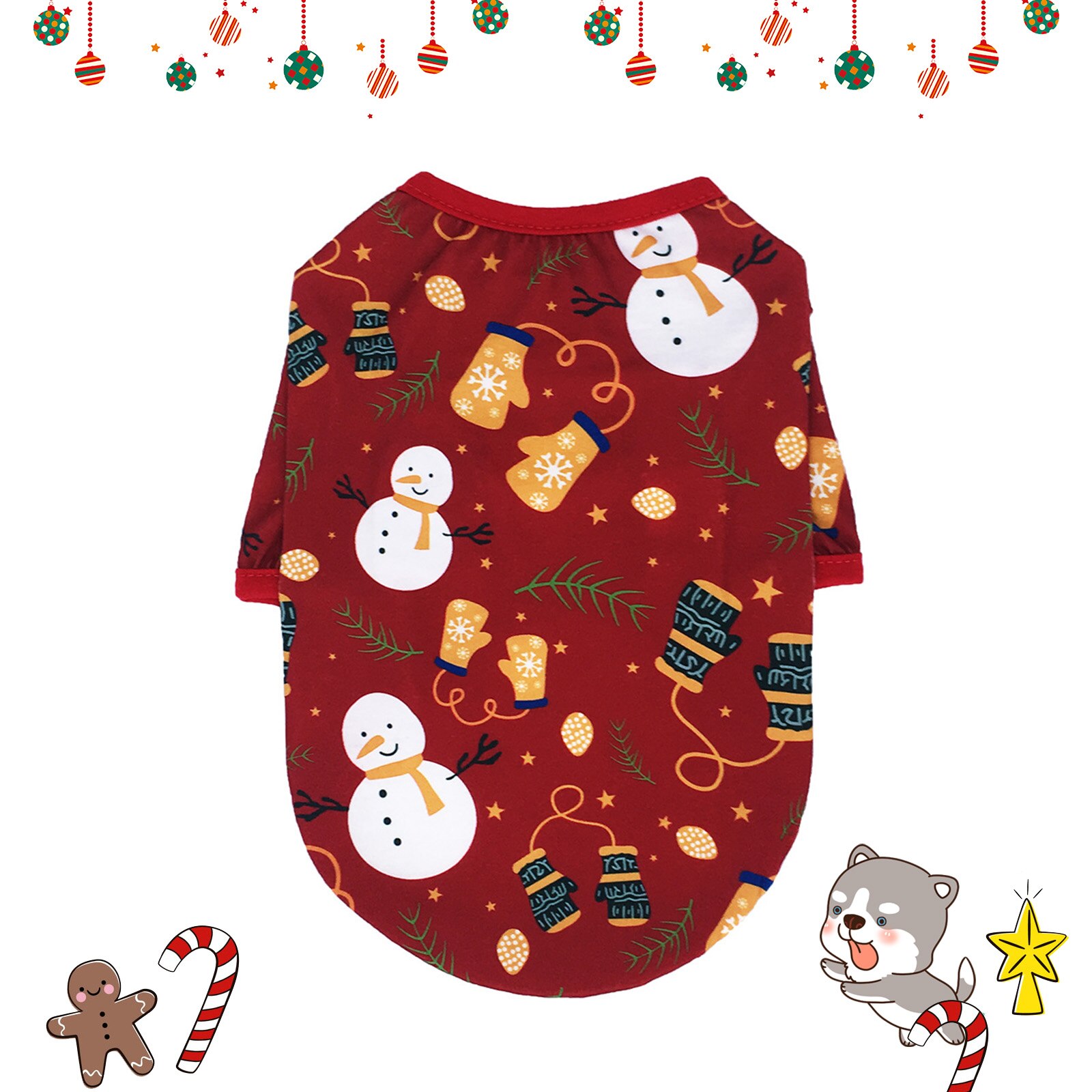 Ropa barata para perros chalecos para cachorros de compañía, ropa navideña para perros, disfraz de gato de dibujos animados, ropa para mascotas pequeñas: 1 / L