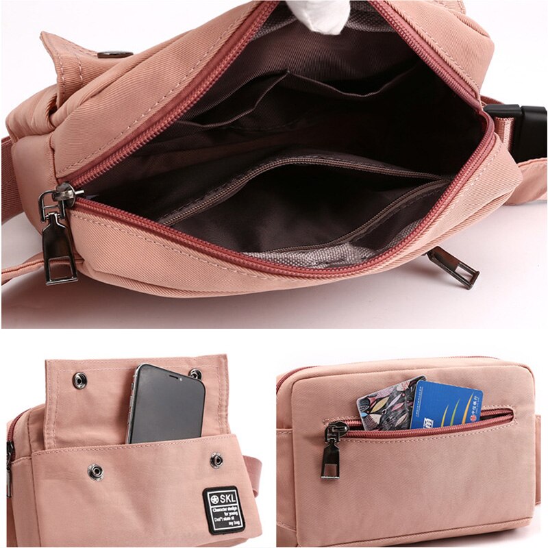 Babylili, bolsos de hombro para mujer, bolso de cintura impermeable, Crossbody Packs de pecho señora, bolsa de teléfono, Unisex, bolsa de cadera, deportes al aire libre