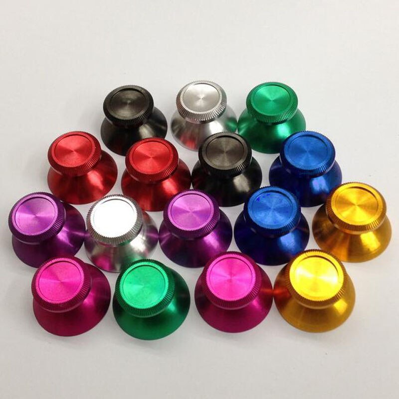 Aluminium Metalen 3D Analoge Joystick Thumb Stick Grips Caps Vervanging Reparatie Voor Playstation 4 PS4 Xbox One Gamepad Controller