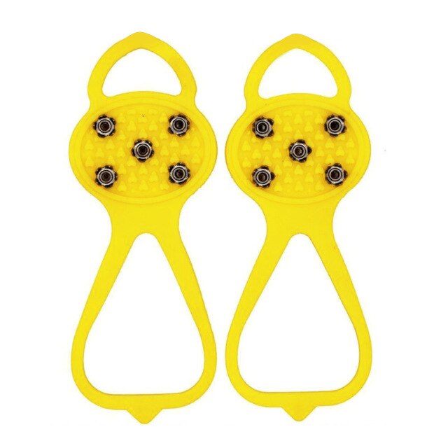Universal Non-Slip Gripper Spikes: YELLOW / S 28-34