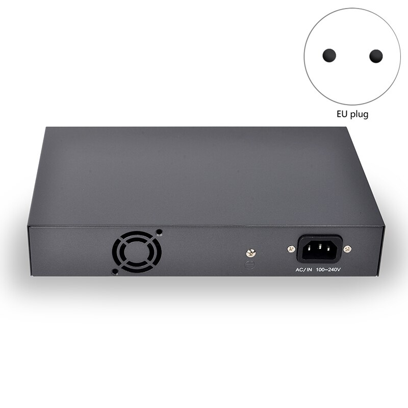 PSE1008G 8 + 2 Tutti I Gigabit Poe Interruttore di Alimentazione 150W IEEE802.3Af/A di Rete Poe Switch Ethernet (UE spina)